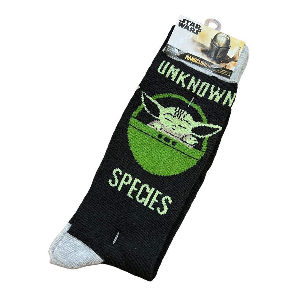 Star Wars Mandolorian Socks Grogu Baby Yoda NWT Mandalorian This Is The Way